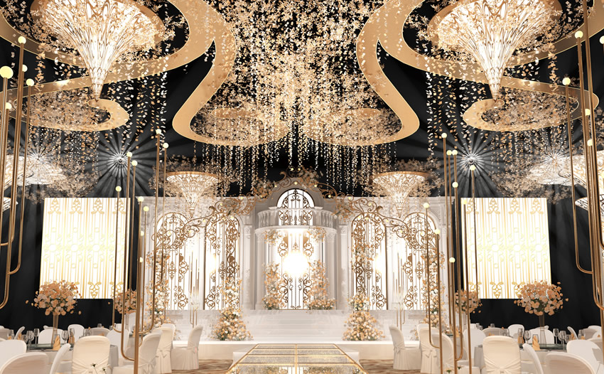 洱源花木兰喜事汇金色大厅效果展示